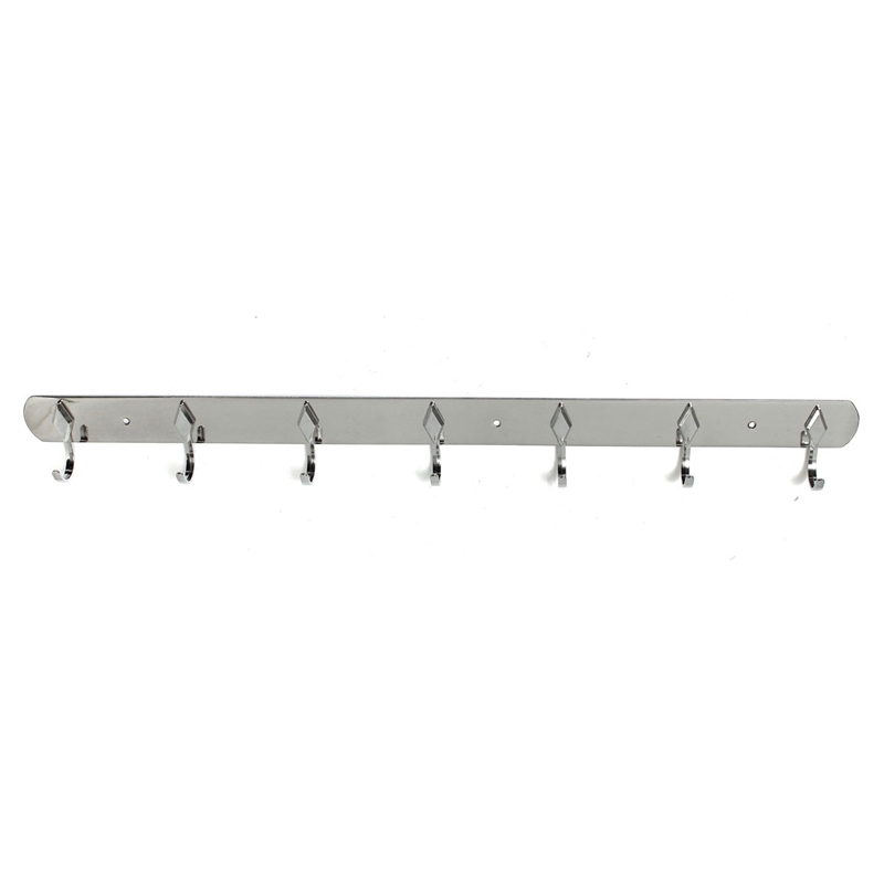wall-mounted hanger holder rack 7 hooks bath hardware product wall-mounted hanger holder rack 7 hooks bath hardware product
