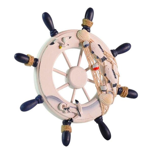 whole home ornamental nautical wall marine decor wood pirate ship helm wheel home living room wall decorations color random