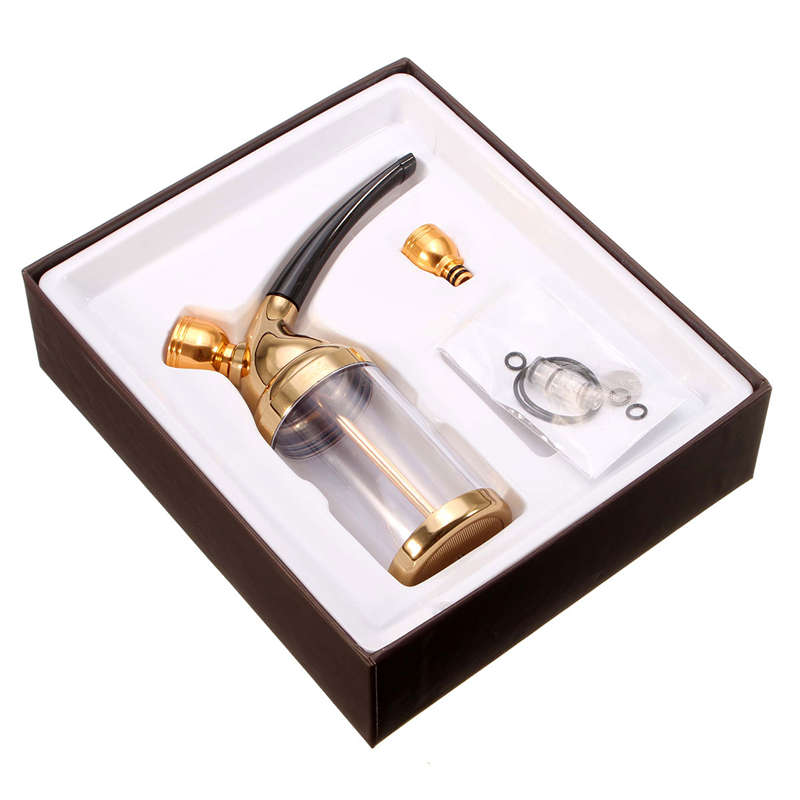 zobo water smoking pipe gold silver hookah bicirculation filter cigarette holder sets shisha for healthy zb-502