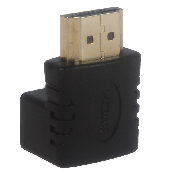 1080p right angle usb male to female hdmi male to hdmi female extension cable adapter for hdtv / dvd / ps3