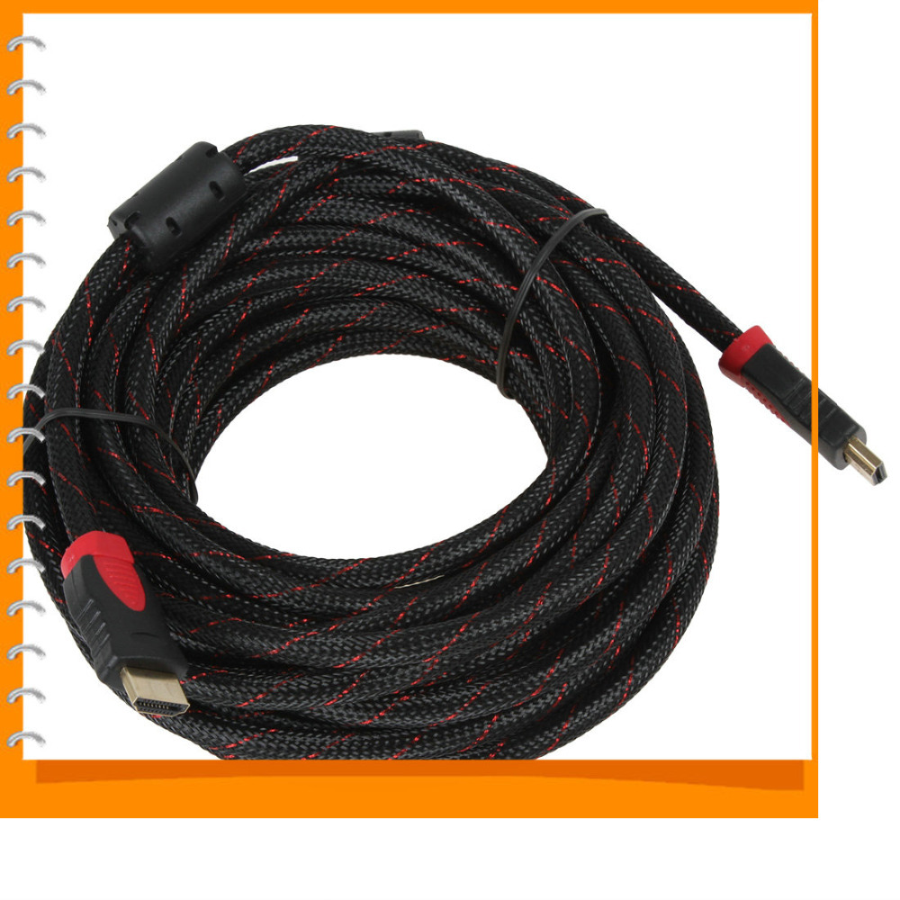 10m length male to male 26awg hdmi to hdmi cable av video audio cable 10m length male to male 26awg hdmi to hdmi cable av video audio cable