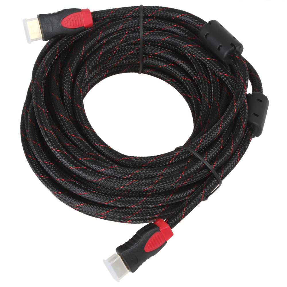 10m length male to male 26awg hdmi to hdmi cable av video audio cable