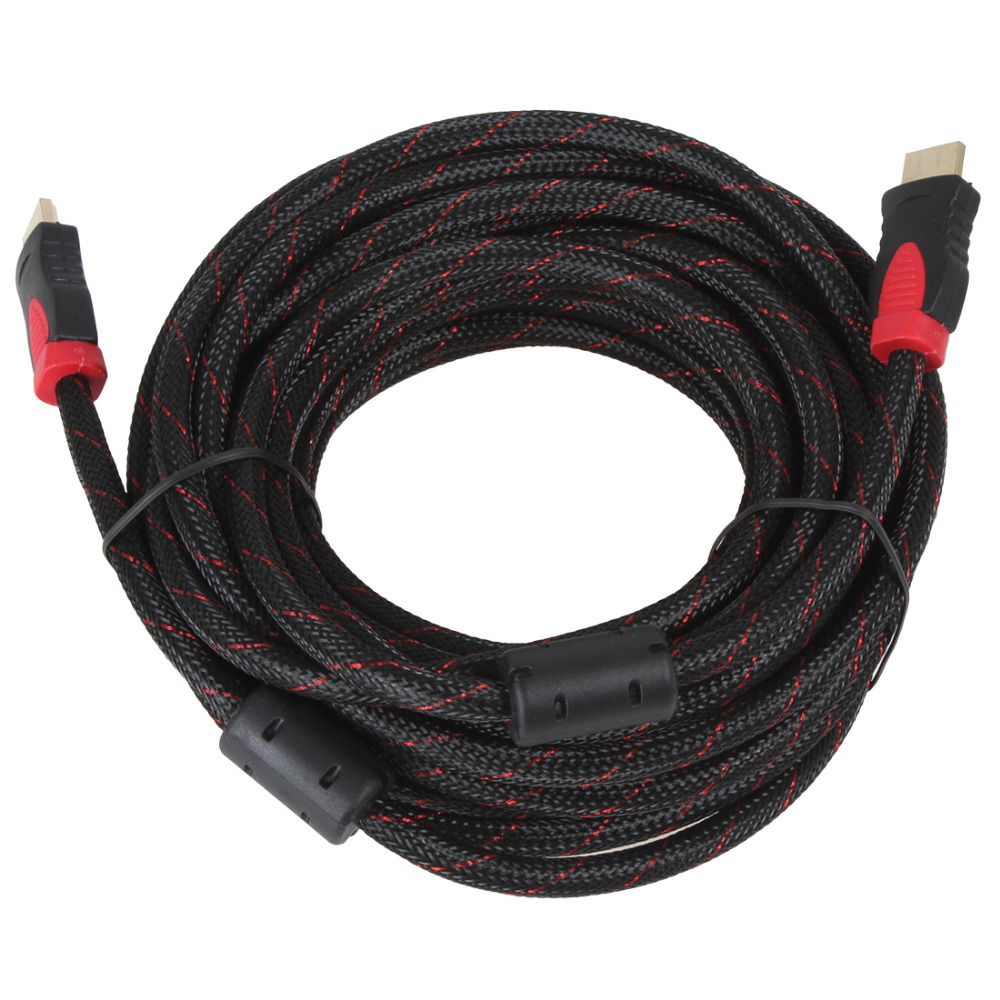 10m length male to male 26awg hdmi to hdmi cable av video audio cable