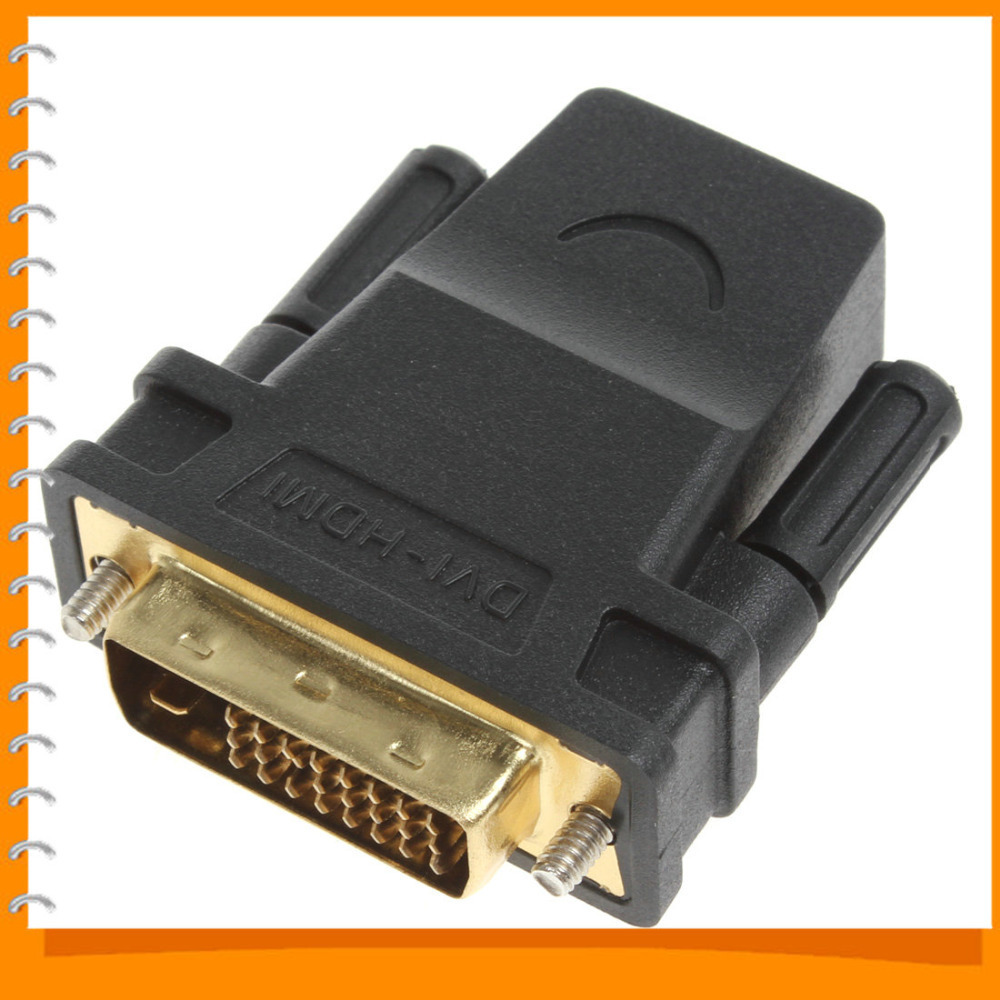 2pcs! digiyes high speed hdmi female to dvi 24+1 dvi-d male adapter converter gold plated connector 1080p for hdtv plasma dvd 2pcs! digiyes high speed hdmi female to dvi 24+1 dvi-d male adapter converter gold plated connector 1080p for hdtv plasma dvd