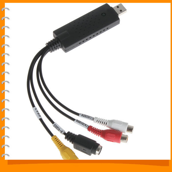 dvd dvr usb 2.0 video capture card adapter video grabber device with stereo audio cable dvd dvr usb 2.0 video capture card adapter video grabber device with stereo audio cable
