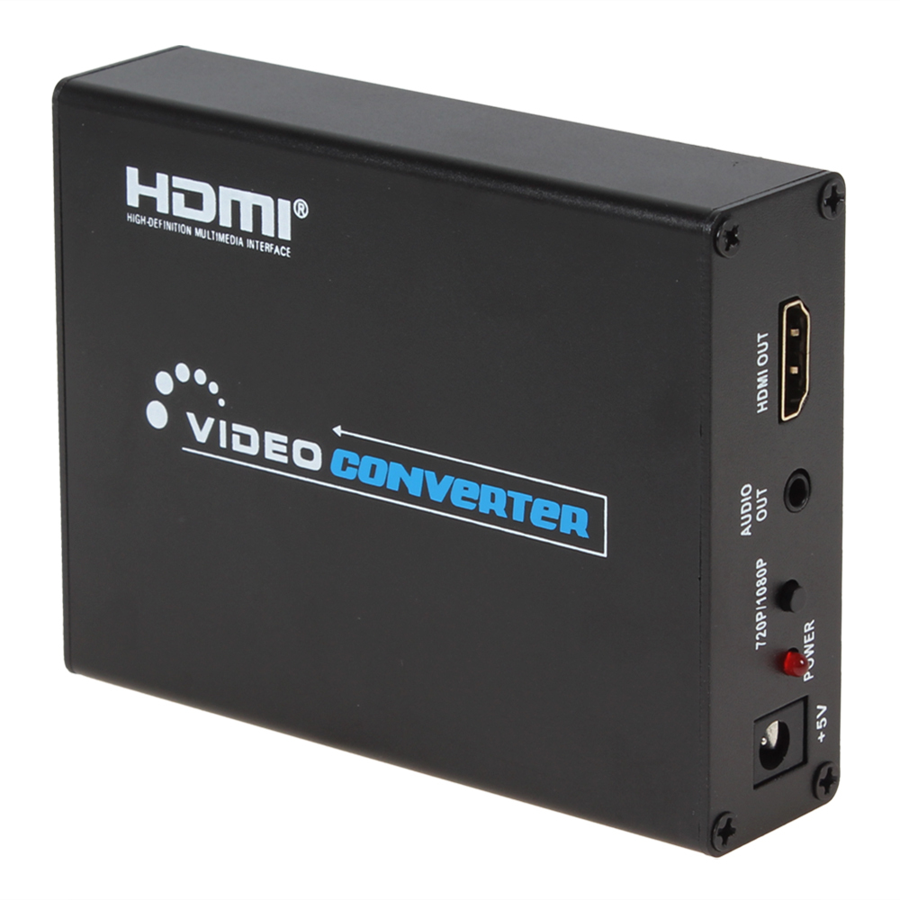full hd 1080p scart to hdmi converter adapter scart to hdmi scaler box video converter with dc 5v 1a power supply adaptor