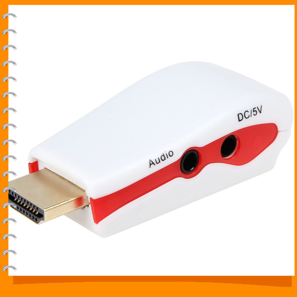 hdmi to vga adapter hdmi to vga converter male to female video converter box + av audio cable for pc / hd tv / ps3 hdmi to vga adapter hdmi to vga converter male to female video converter box + av audio cable for pc / hd tv / ps3