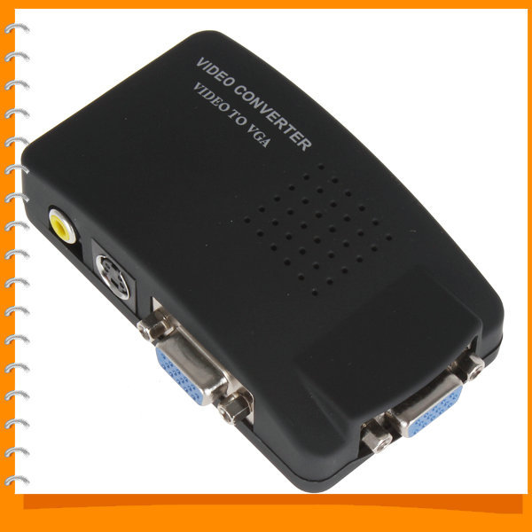 high resolution digital av / s video to vga tv signal converter adapter s-video to vga switch conversion for pc notebook high resolution digital av / s video to vga tv signal converter adapter s-video to vga switch conversion for pc notebook