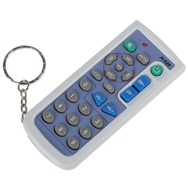 jy-520i mini universal tv remote control with keychain new code
