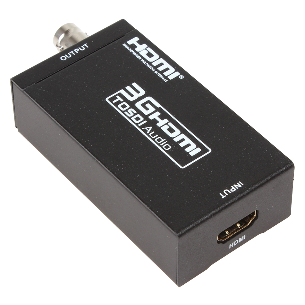 mini 3g hdmi-sdi video converter adapter hdmi switch switcher to 3g / hd / sd sdi signals supports 1080p / 720p