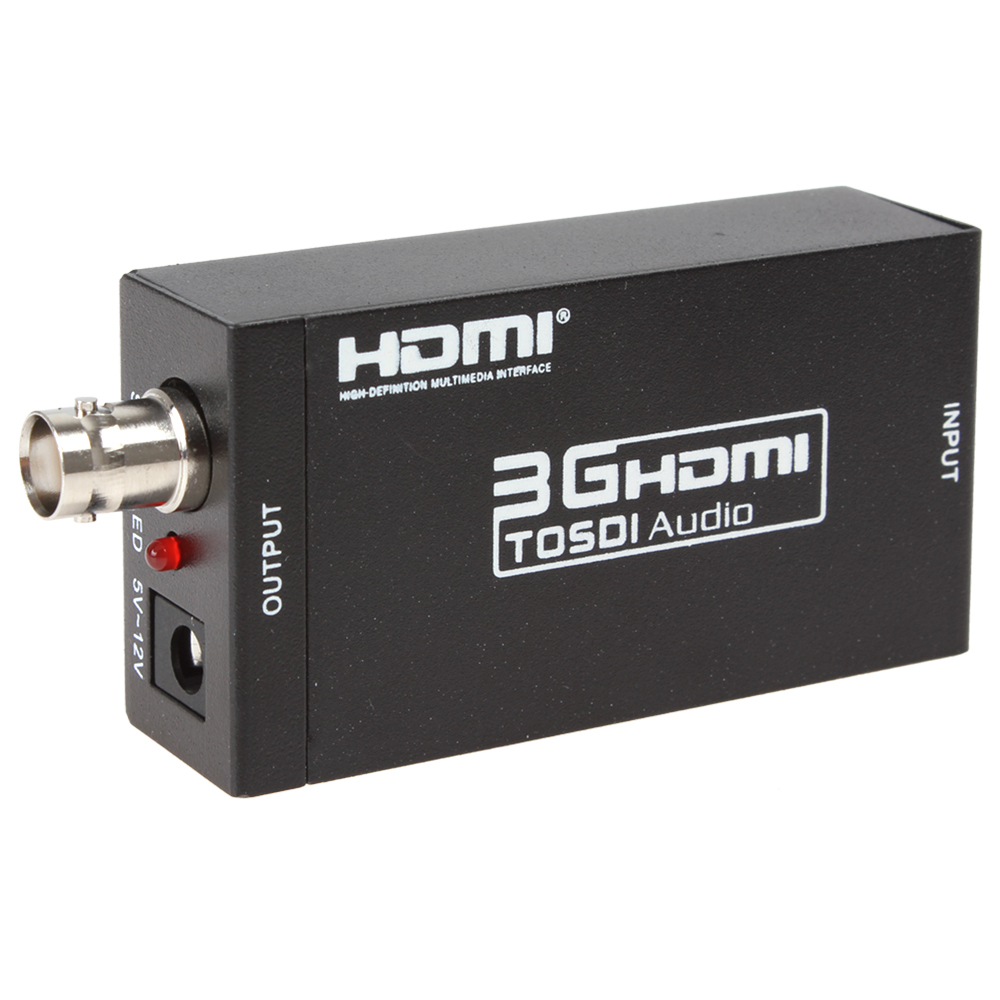 mini 3g hdmi-sdi video converter adapter hdmi switch switcher to 3g / hd / sd sdi signals supports 1080p / 720p