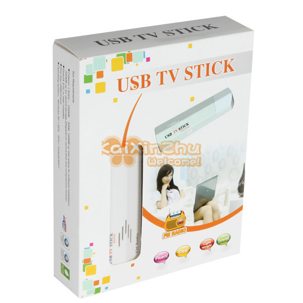 mini digital usb 2.0 analog signal tv stick box worldwide tv tuner receiver fm radio with remote control for pc laptop