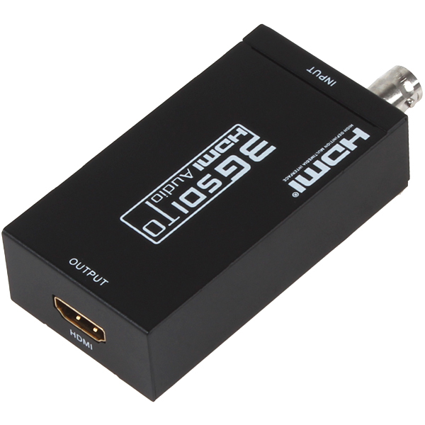 mini hd 1080p 3g sdi to hdmi converter box hdmi adapter support sd / hd-sdi / 3g-sdi signals showing on hdmi display