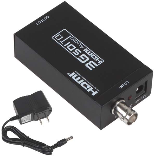 mini hd 1080p 3g sdi to hdmi converter box hdmi adapter support sd / hd-sdi / 3g-sdi signals showing on hdmi display