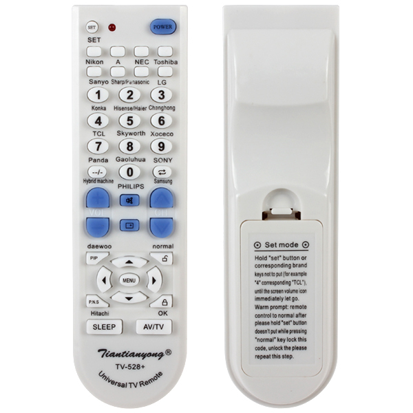 portable universal tv remote control for sony sharp samsung tv etc