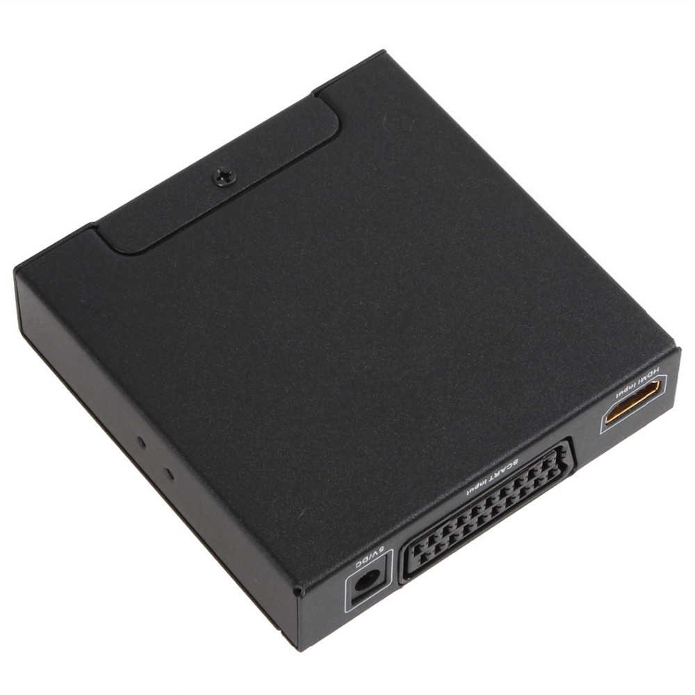 scart / hdmi to hdmi converter 720p / 1080p hd video converter monitor box adapter for hdtv / dvd / stb