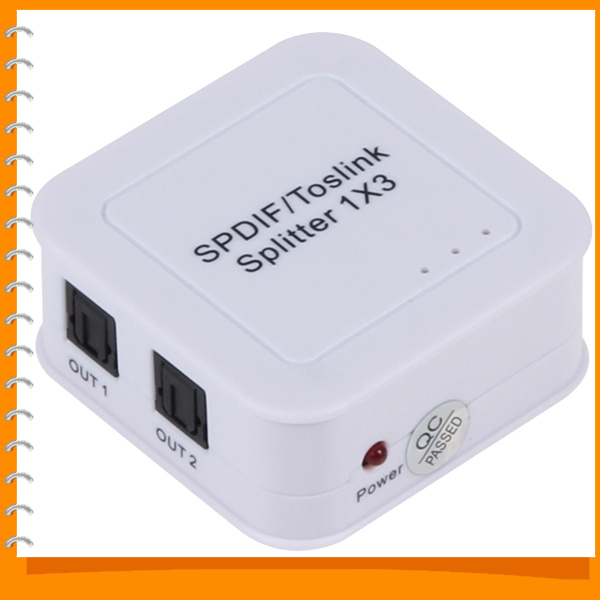 spdif toslink digital optical audio splitter portable mini audio splitter adapter 3x1 (1 input 3 outputs) spdif toslink digital optical audio splitter portable mini audio splitter adapter 3x1 (1 input 3 outputs)