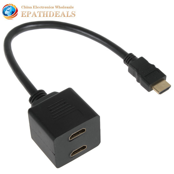 usb cable hdmi male to hdmi female audio video spliter adapter for wii / hdtv / dvd / ps3 / psp
