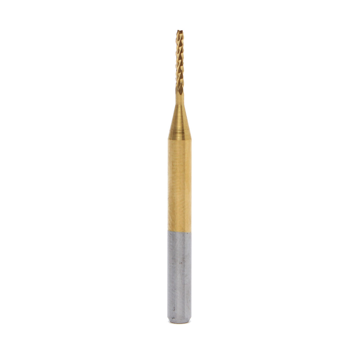 1.1mm new arrival tungsten steel titanium coat carbide end mill engraving bits cnc pcb rotary burrs milling cutter drill bit
