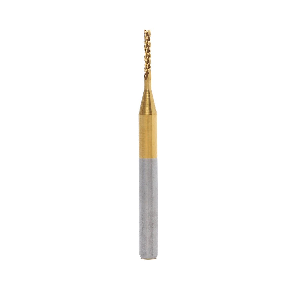 1.2mm tungsten steel titanium coat carbide end mill engraving bits cnc pcb rotary burrs milling cutter drill bit