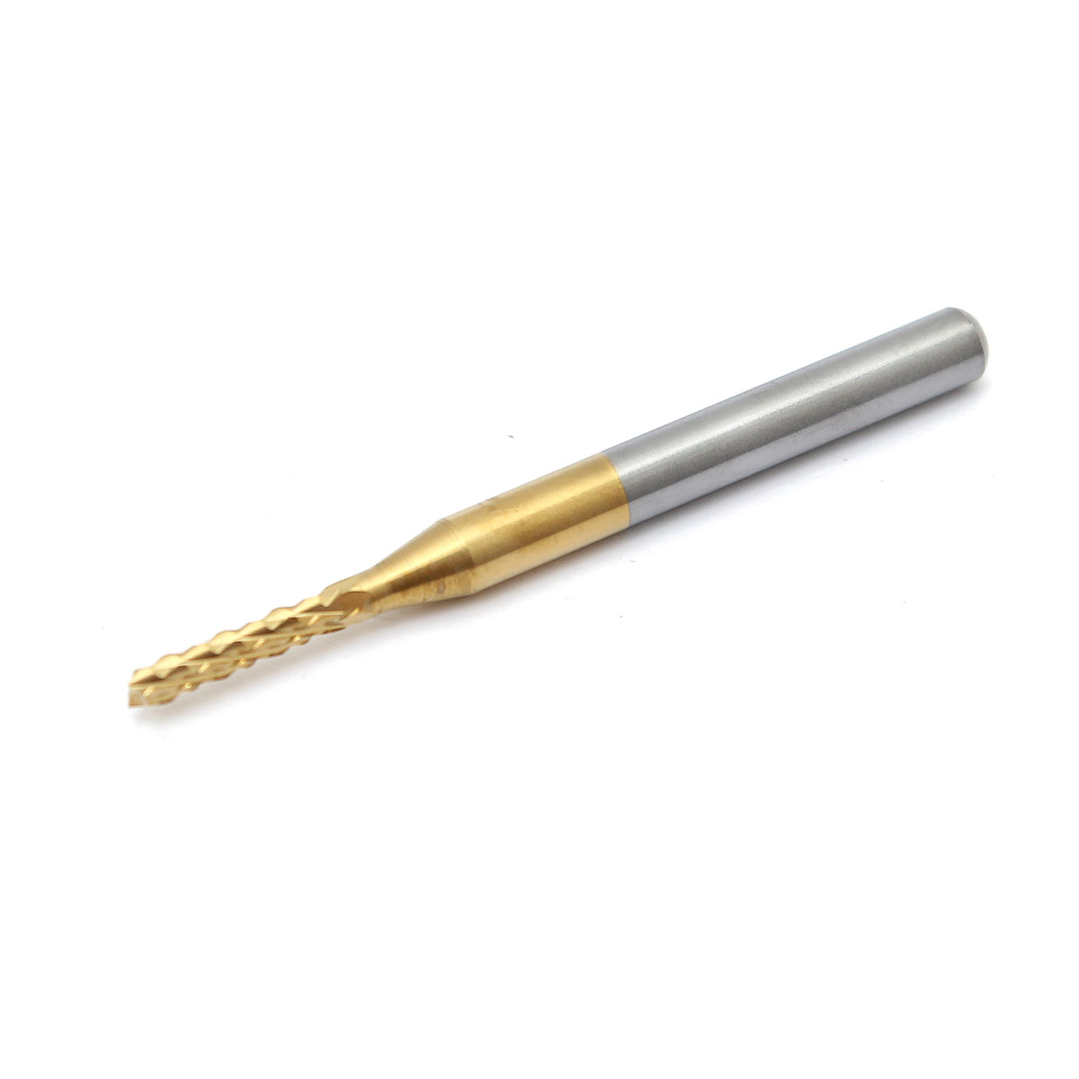 1.7mm brand new tungsten steel titanium coat carbide end mill engraving bits cnc pcb rotary burrs milling cutter drill bit