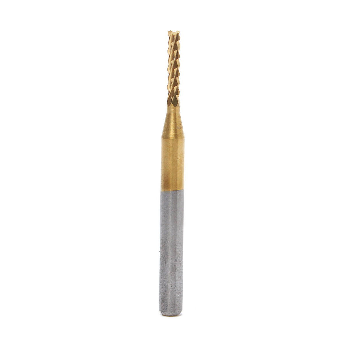 1.7mm brand new tungsten steel titanium coat carbide end mill engraving bits cnc pcb rotary burrs milling cutter drill bit