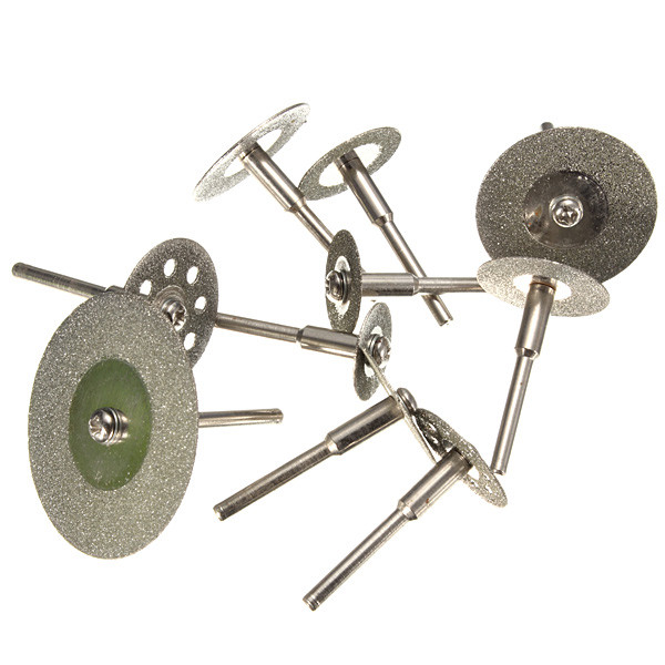 10pcs/lot diamond cutting blade cutting wheel set dremel rotary tool handle diameter 3mm mainly used for metal cutting stone