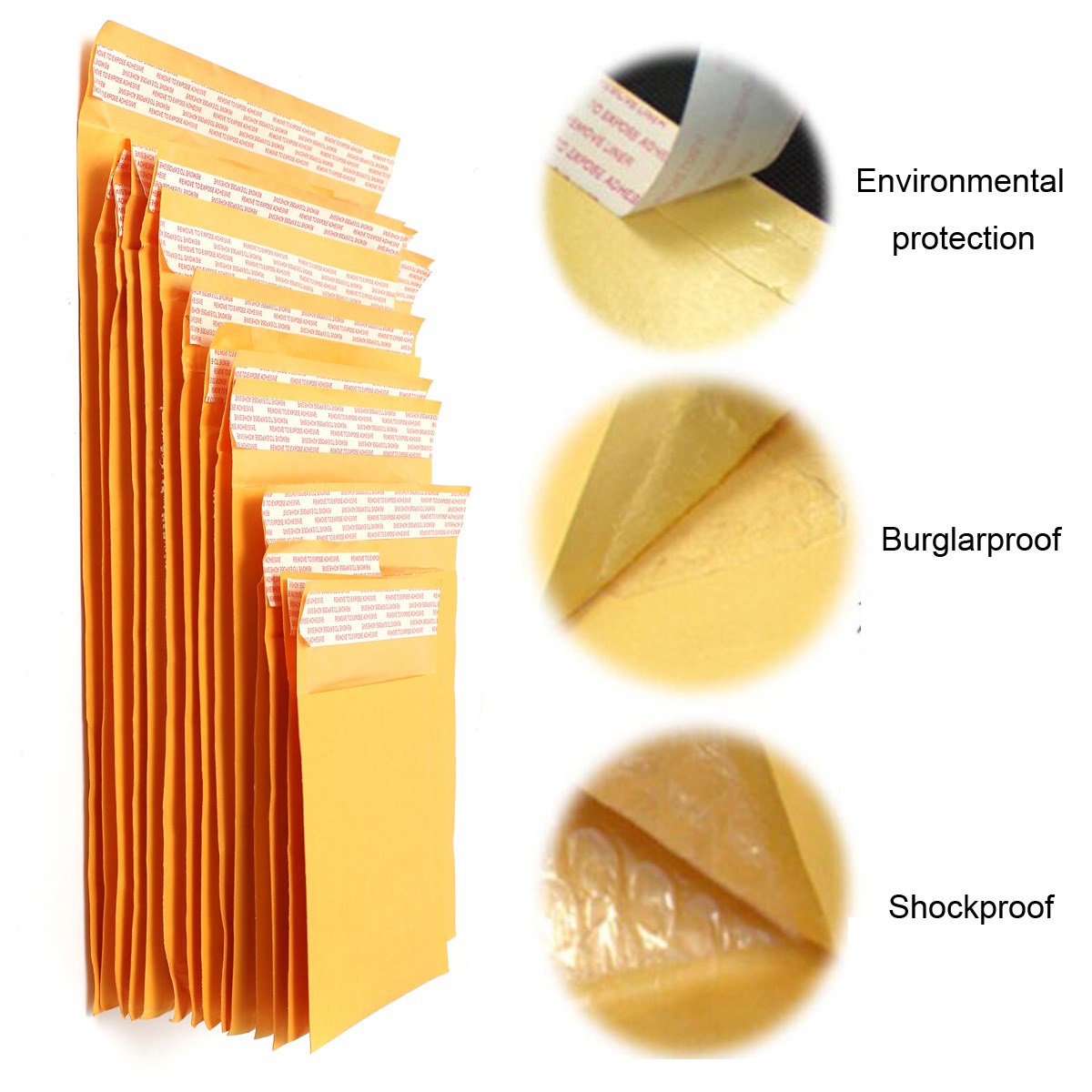 10pcs new various size kraft bubble envelopes padded mailers self-seal bags packing post 10pcs new various size kraft bubble envelopes padded mailers self-seal bags packing post