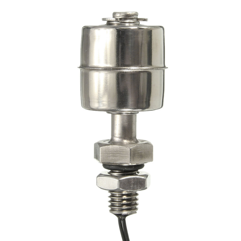 10w stainless steel vertical liquid water level sensor internal floating low voltage switch switchs 45mm line 35cm