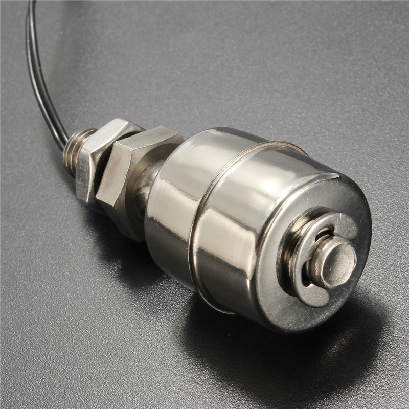 10w stainless steel vertical liquid water level sensor internal floating low voltage switch switchs 45mm line 35cm