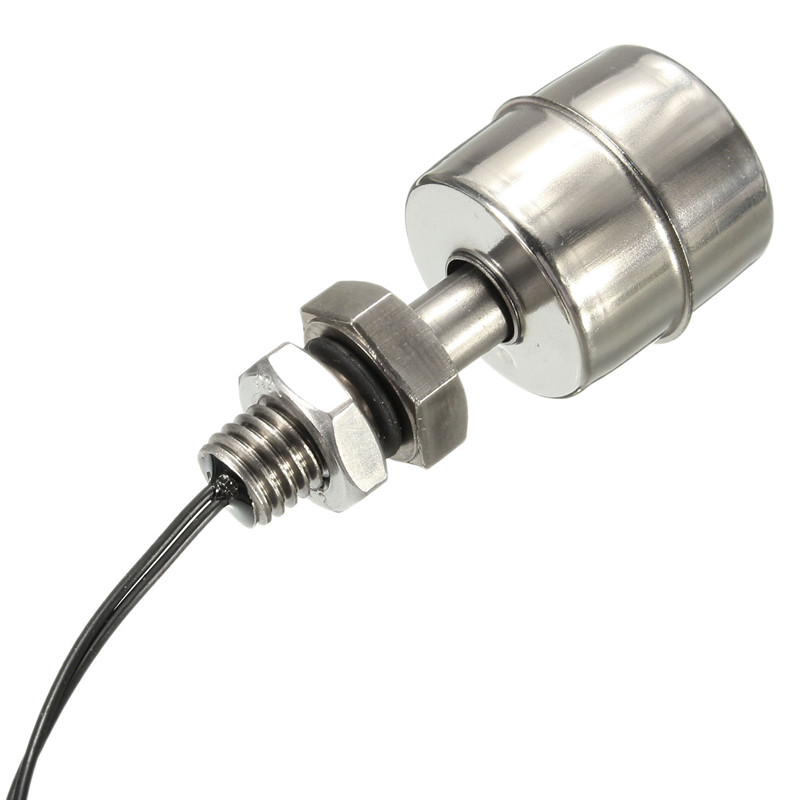 10w stainless steel vertical liquid water level sensor internal floating low voltage switch switchs 45mm line 35cm
