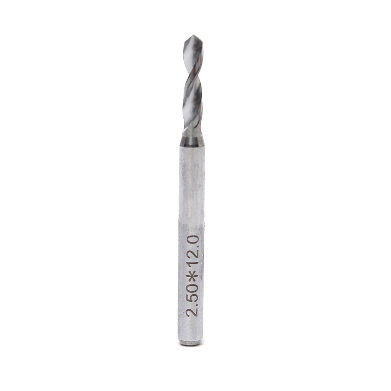 1pcs 2.5mm micro pcb cnc drill bits power tools pcb print circuit board engraving drill bits tool milling machine