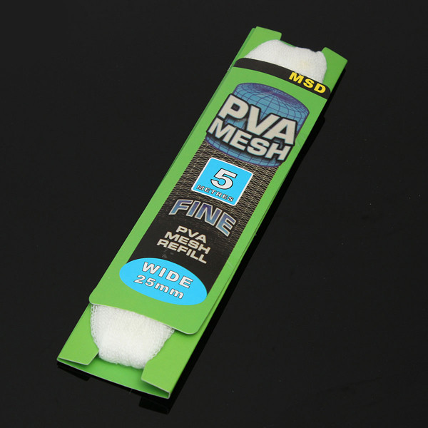 25mm/37mm white environmental protect pva fishing mesh universal refill micromesh for carp fishing tubes