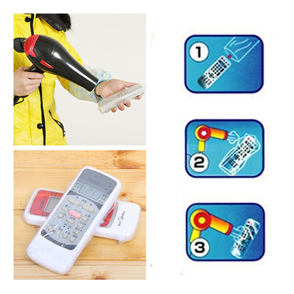 5pcs pro heat shrink film tv air-conditioner video remote control protector cover protective case 5pcs pro heat shrink film tv air-conditioner video remote control protector cover protective case