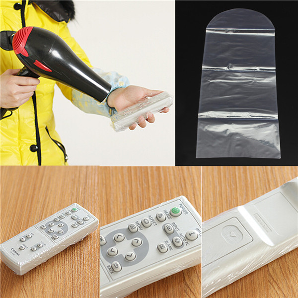 5pcs pro heat shrink film tv air-conditioner video remote control protector cover protective case