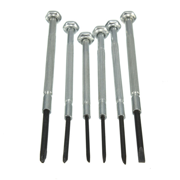 6x pro precision jewelers watch screwdrivers set repair kit for phillips flat head tool with paper case
