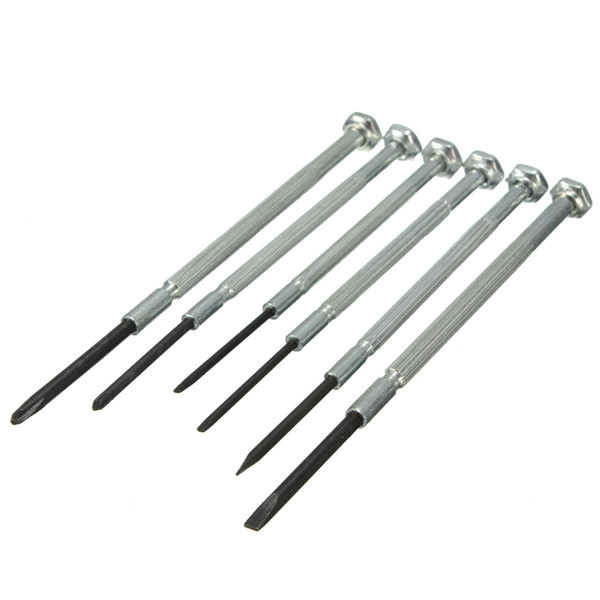 6x pro precision jewelers watch screwdrivers set repair kit for phillips flat head tool with paper case