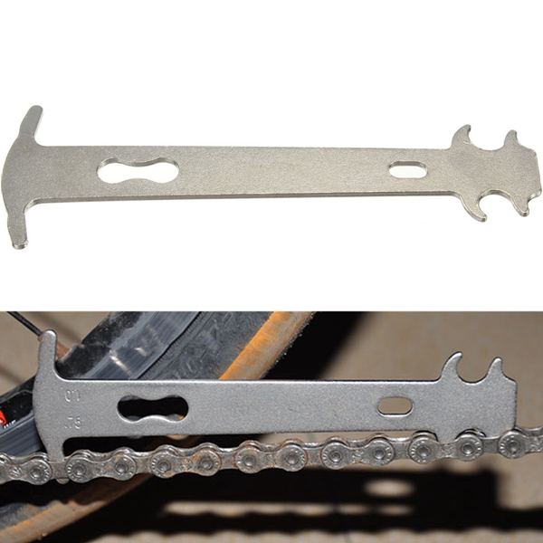 approx 14cm x 4.8cm bicycle chain checker wear indicator tool accessory for shimano kmc silver approx 14cm x 4.8cm bicycle chain checker wear indicator tool accessory for shimano kmc silver