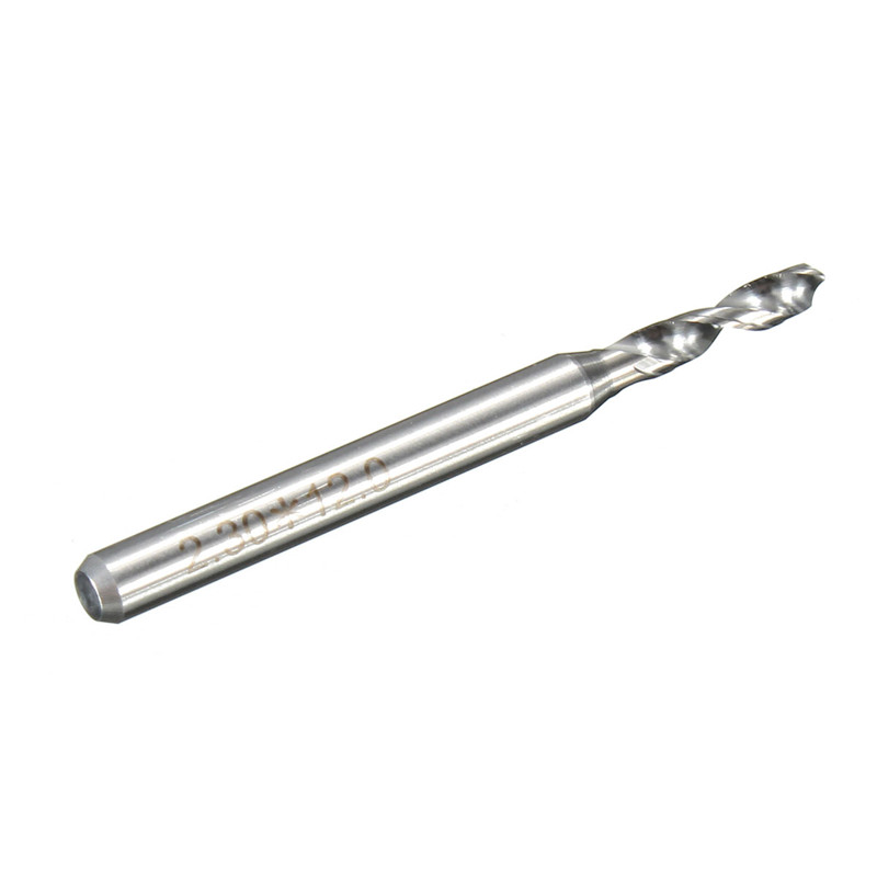 best promotion 1pcs 2.3mm pcb mini drill bit tungsten steel carbide for print circuit board cnc drills bits machine