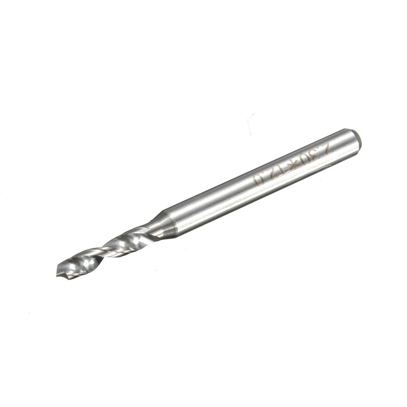best promotion 1pcs 2.3mm pcb mini drill bit tungsten steel carbide for print circuit board cnc drills bits machine