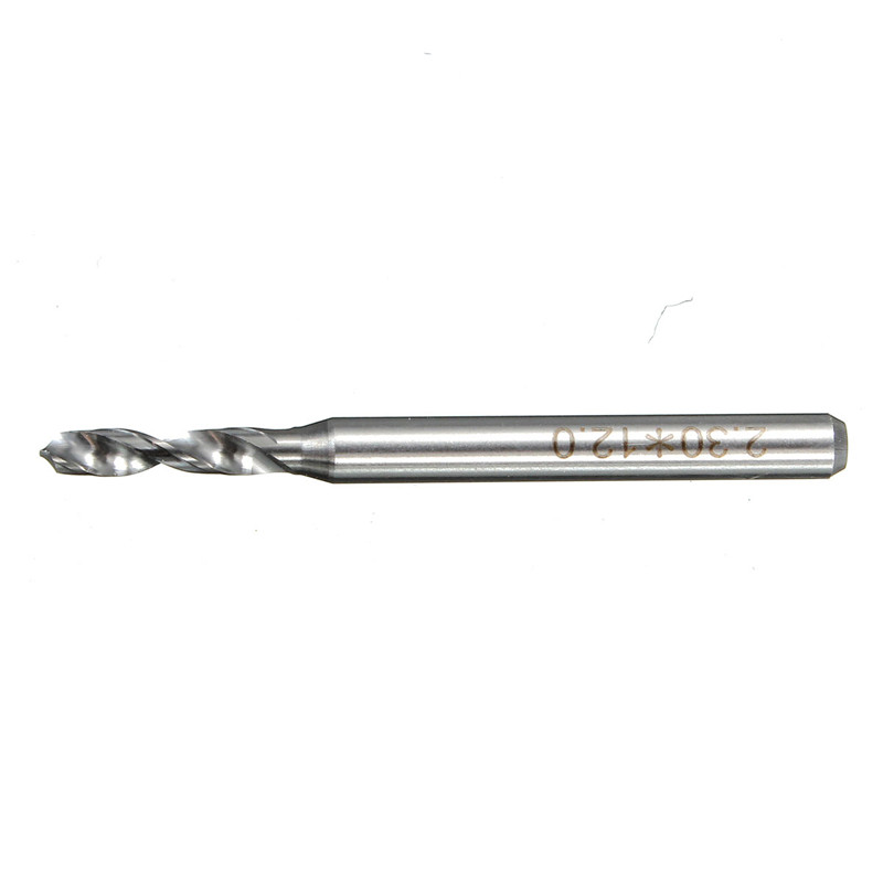 best promotion 1pcs 2.3mm pcb mini drill bit tungsten steel carbide for print circuit board cnc drills bits machine