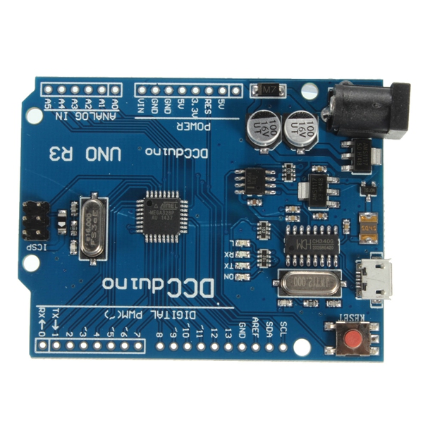 brand new 1pc atmega328p ch340g uno r3 usb development board module for arduino blue diy assembly accessories