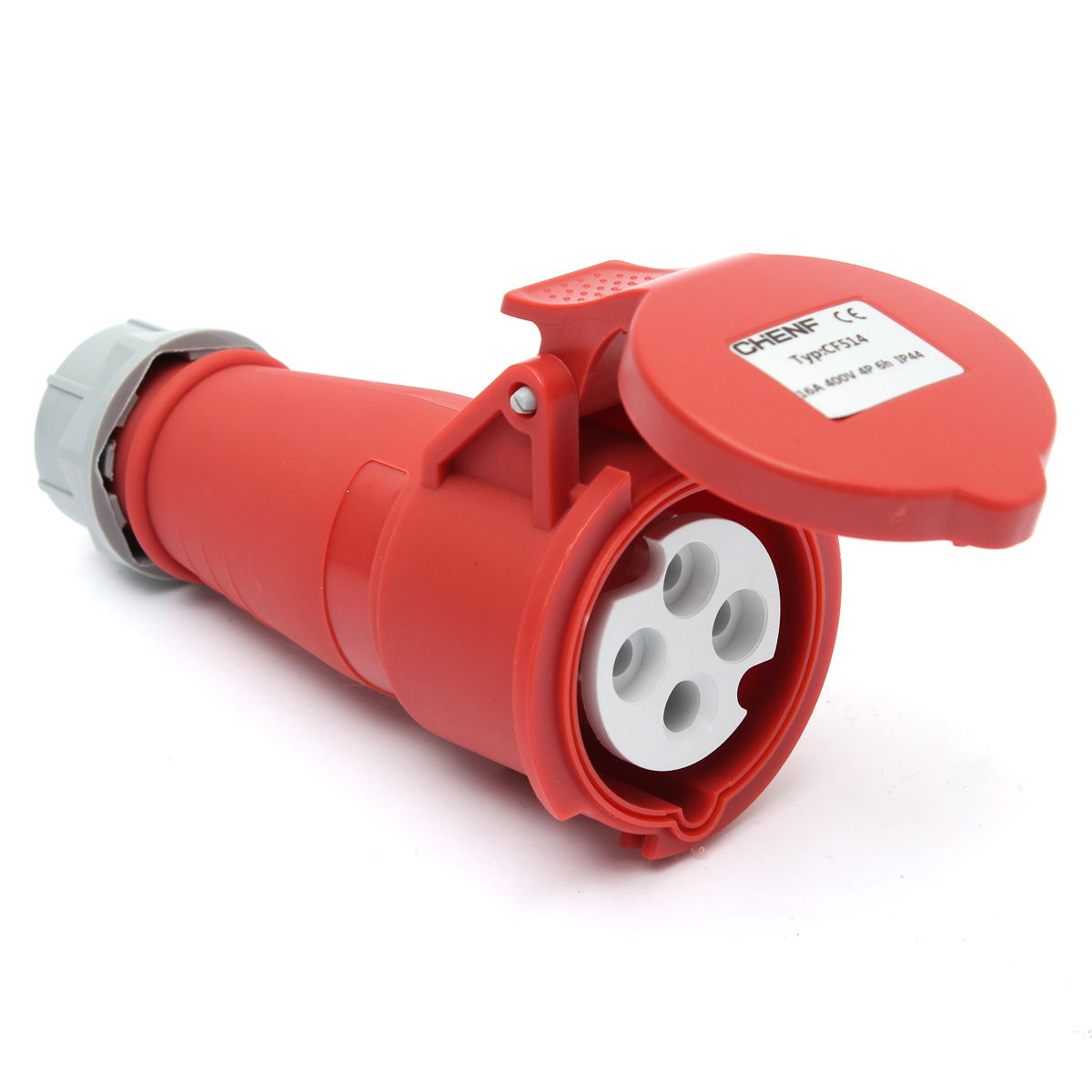 cf514 16amp waterproof 4 pin socket ip44 230 volts nylon industrial plug connector 4 phase cf514 16amp waterproof 4 pin socket ip44 230 volts nylon industrial plug connector 4 phase
