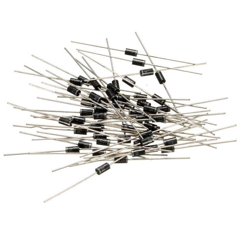 excellent quality 50pcs 1n5819 1a 40v sctky barrier diode electronic semiconductor device sbd assortment kit