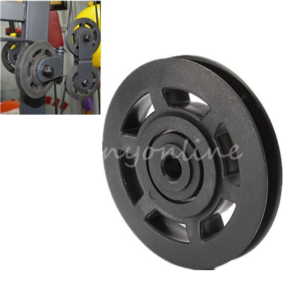 general fitness equipment parts bearing roller wheel cable 95mm abs material more durable for most of fitness equipment