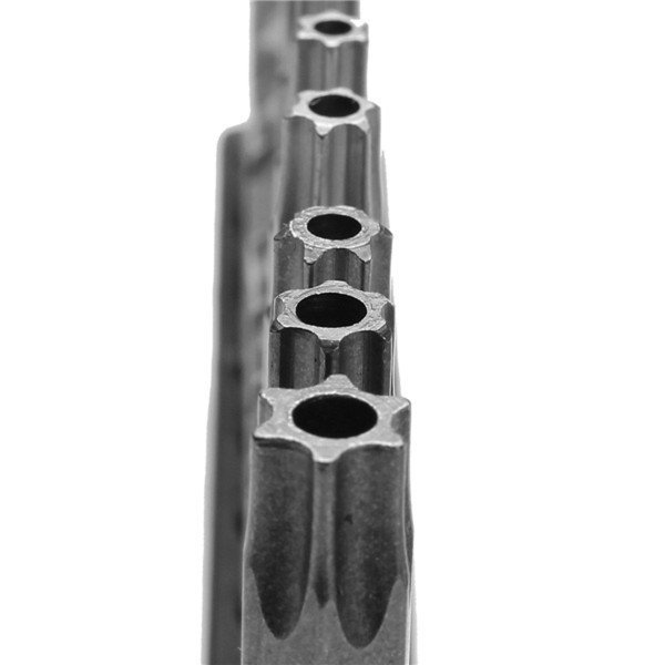 good 12pcs s2 screwdriver bit torx bit tools magnetic screwdriver bit air tools 1/4 t8 t9 t10 t15 t20 t25 t30 t40