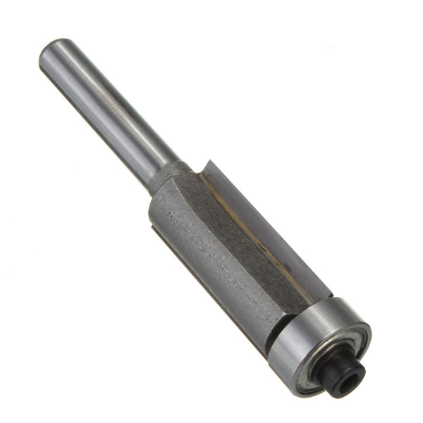 good 1pc 6/8/10/12mm flush trim bit 1/4 shank router bits carbide tipped bits can be trimming in wood aluminum plate
