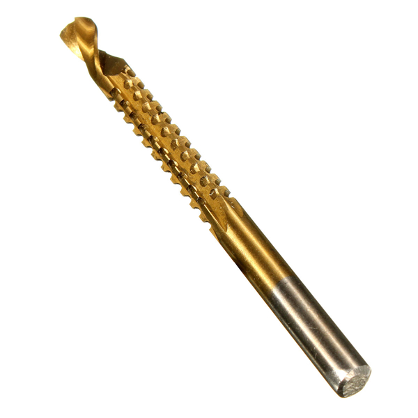 good 6pcs titanium coated high speed steel drill bit electric drill hemp flowers high hardness resistance of high speed