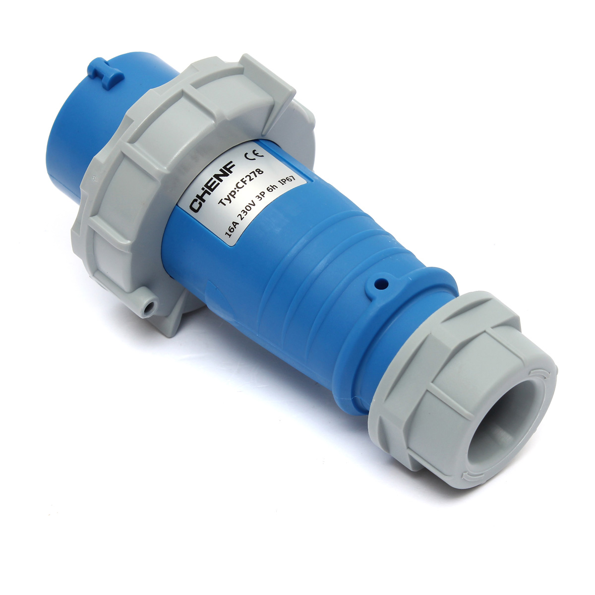 high qualtiy cf278 16amp waterproof 3 pin plug ip67 400 volts nylon industrial socket 3 phase new