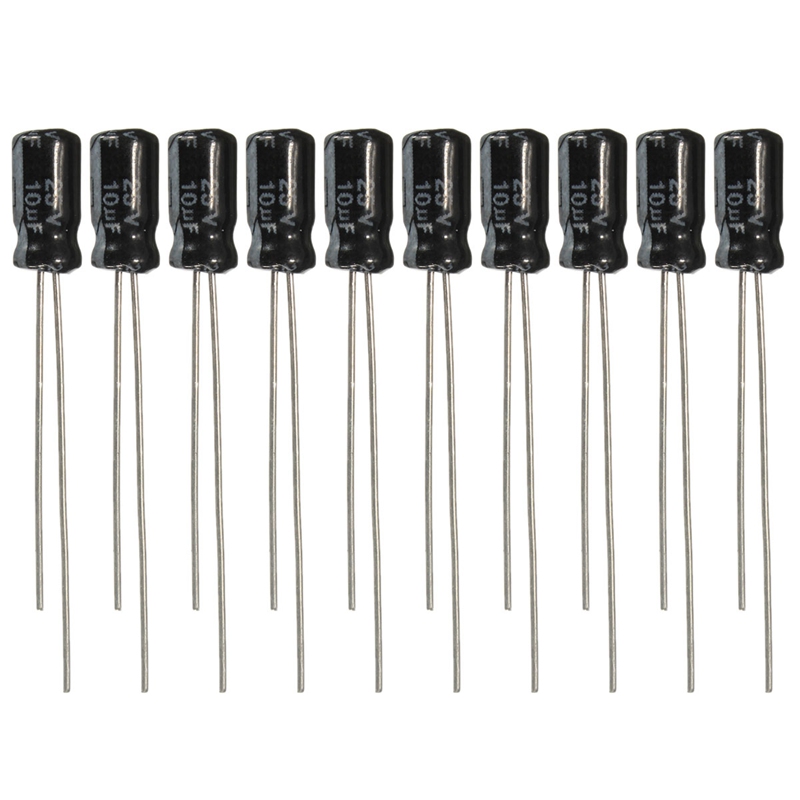 new 100pcs 0.1uf-2200uf 10 values electrolytic capacitors assortment kit assorted set aluminum electrolytic capacitors assorted